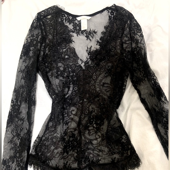Vintage sheer lace H&M Blouse - Picture 1 of 4